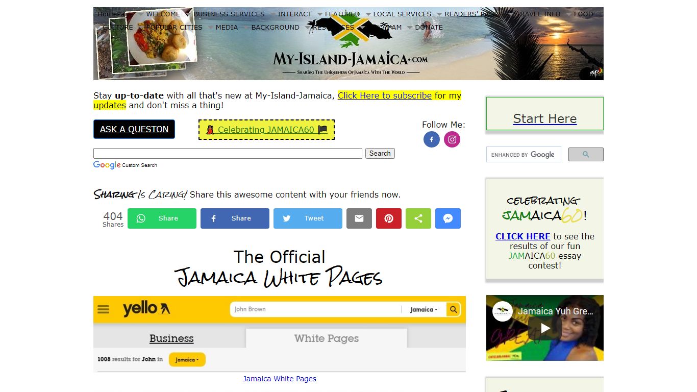 Jamaica White Pages Directory - Here's The Official Link